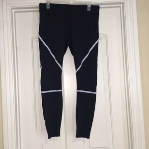Navy Blue Athletic Leggings